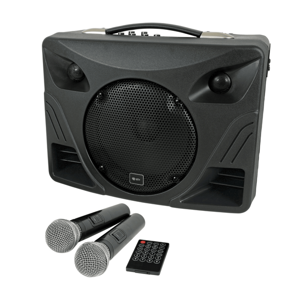 QTX DELTA-50 Portable Desktop PA with Bluetooth and Wireless Microphones
