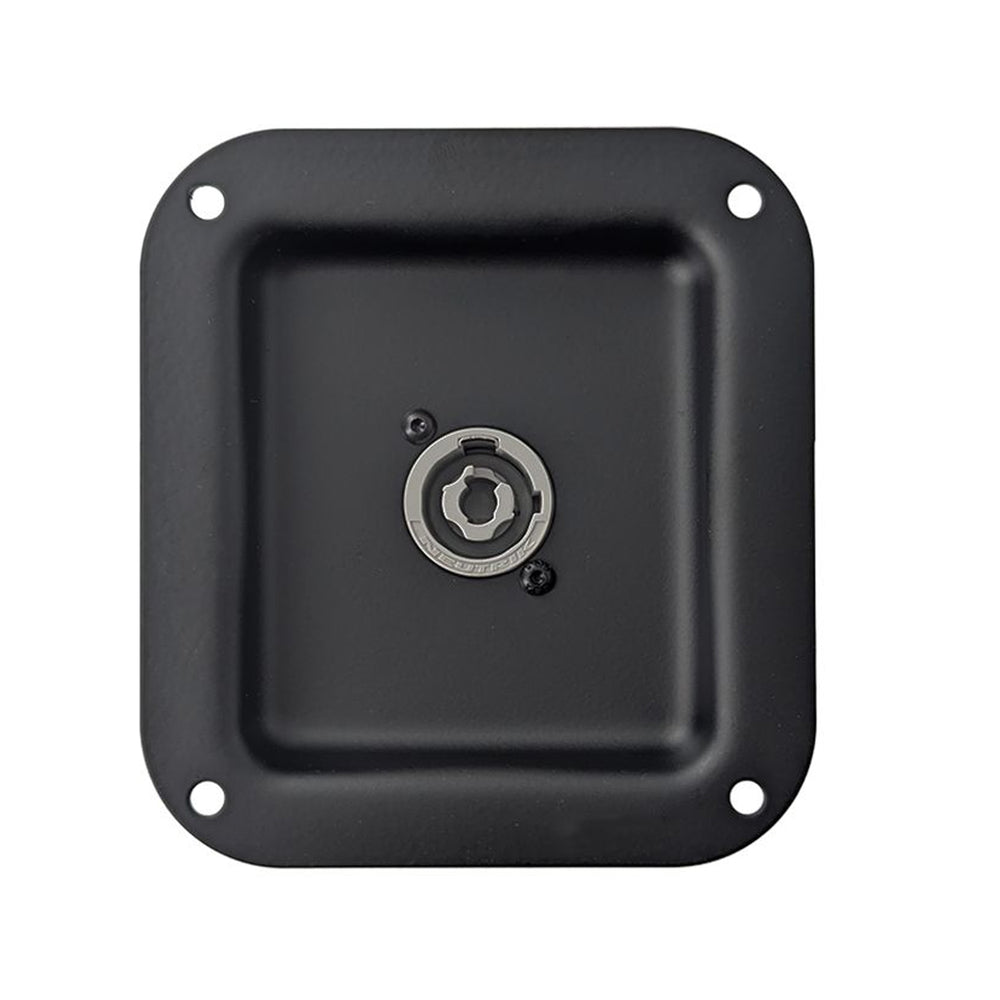 Penn Elcom D0949-K-PCB Small Black Recessed Dish with powerCON Mains Output 3 Pin 20A Chassis