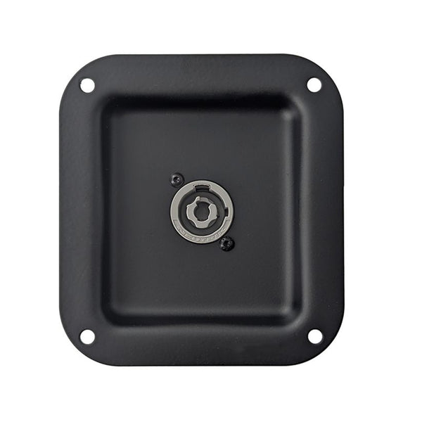 Penn Elcom D0949-K-PCB Small Black Recessed Dish with powerCON Mains Output 3 Pin 20A Chassis