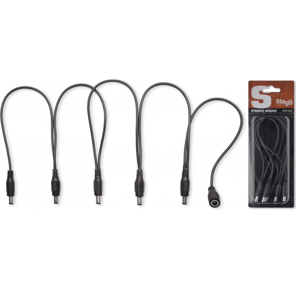 Stagg SPS-DC-5M1F power snake DC cable for 5 guitar pedals