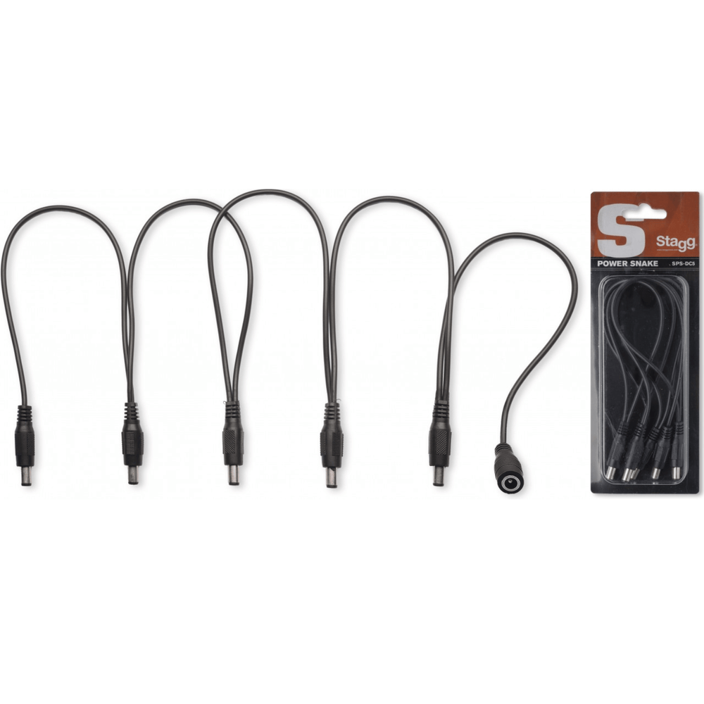 Stagg SPS-DC-5M1F Power Snake 5 Effect Pedal DC Power Supply Cable