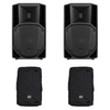 RCF ART 712-A MK5 Active Speakers with Covers - 1400W, 12" Woofer, Protective Covers Included
