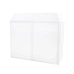 Ultimax DJBoothPro DJ Booth with Black and White Scrim and Carry Bags