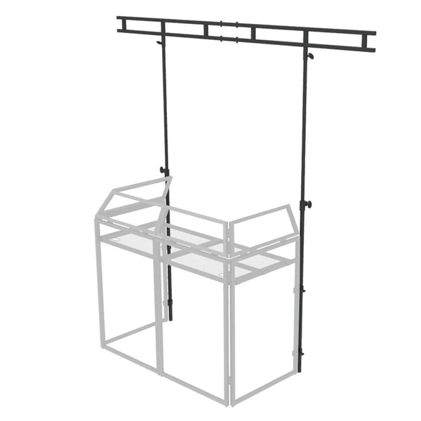 Ultimax DJBoothGP BK DJ Booth Overhead Kit Goal Post System