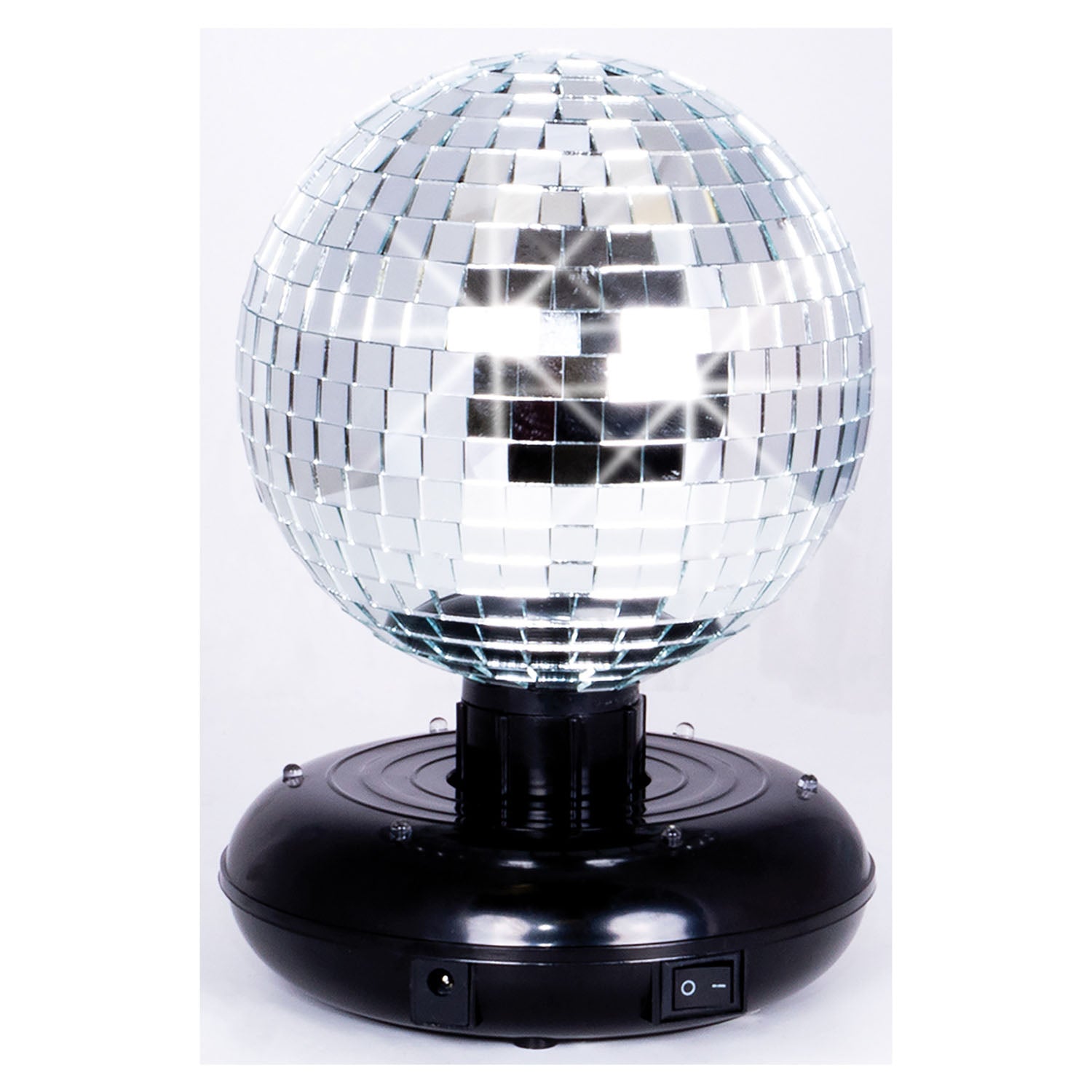 Cheetah 6-inch free standing rotating mirror ball kit for parties, events, and disco lighting effects
