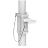 Ultimax UTX 524 P White 2.4M Replacement 35mm Pole - Professional telescopic speaker pole for UTX 500 stand system. Adjustable height and carry bag included.