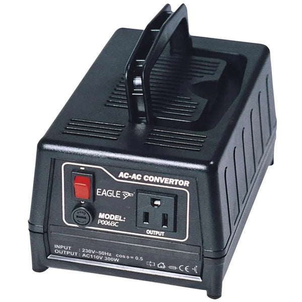 Eagle Step Down Voltage Converter 230/240V to 110/120Vac 300W US To UK Plug