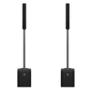 Two black Electro-Voice EVOLVE 30M G2 portable column systems