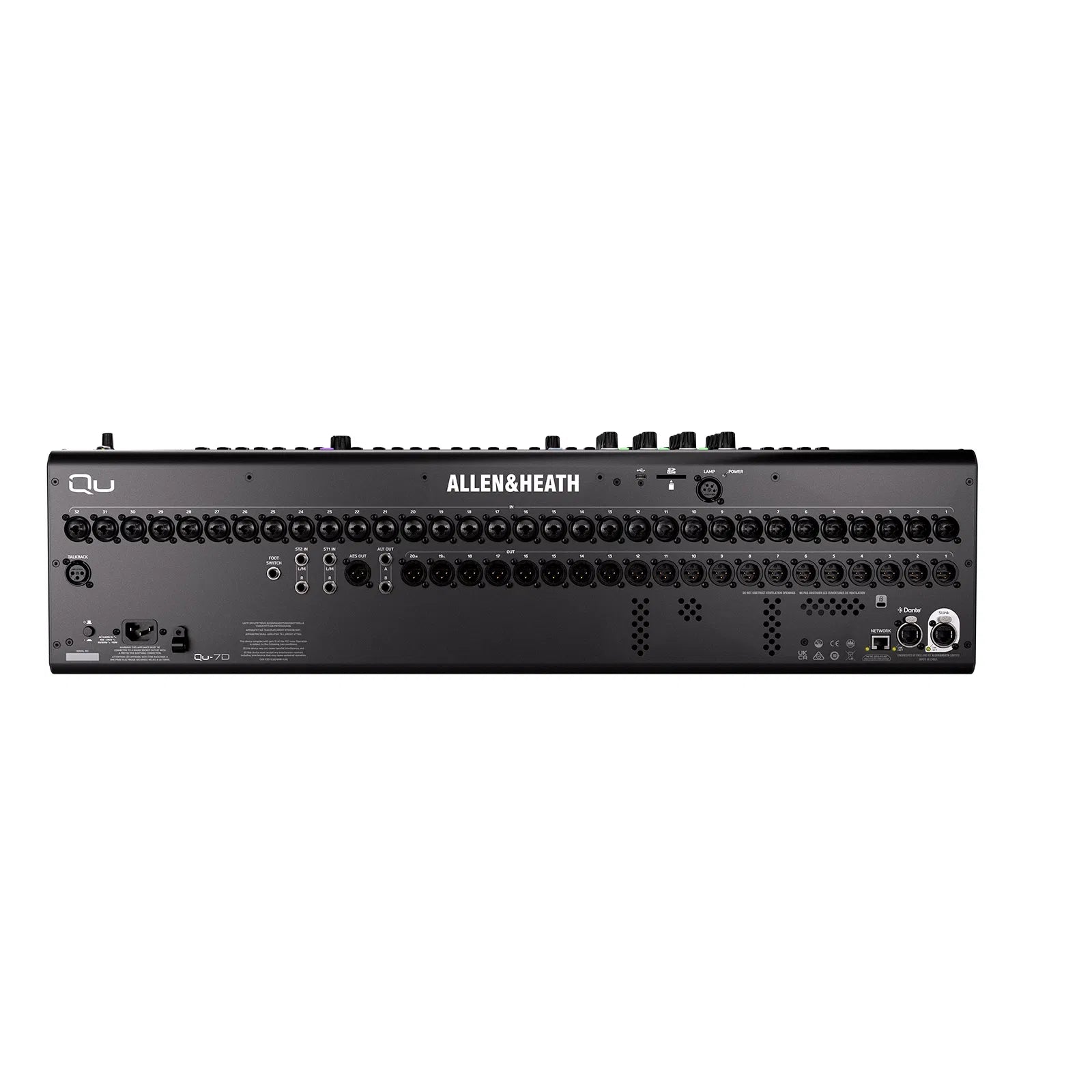 Allen & Heath Qu-7D Digital Mixing Console With 32 Faders and 16x16 Dante