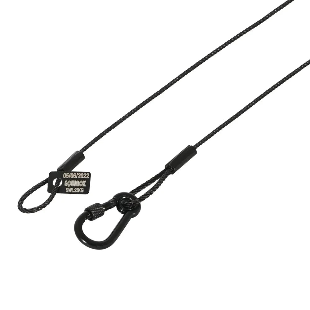 Equinox 35mm Black Stainless Steel Safety Wire 25kg