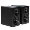 Black Edifier M60 compact speaker system with desktop stands