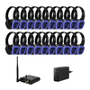 Q-Audio 20 Way Silent Disco Bundle With Bluetooth Transmitter & Charger