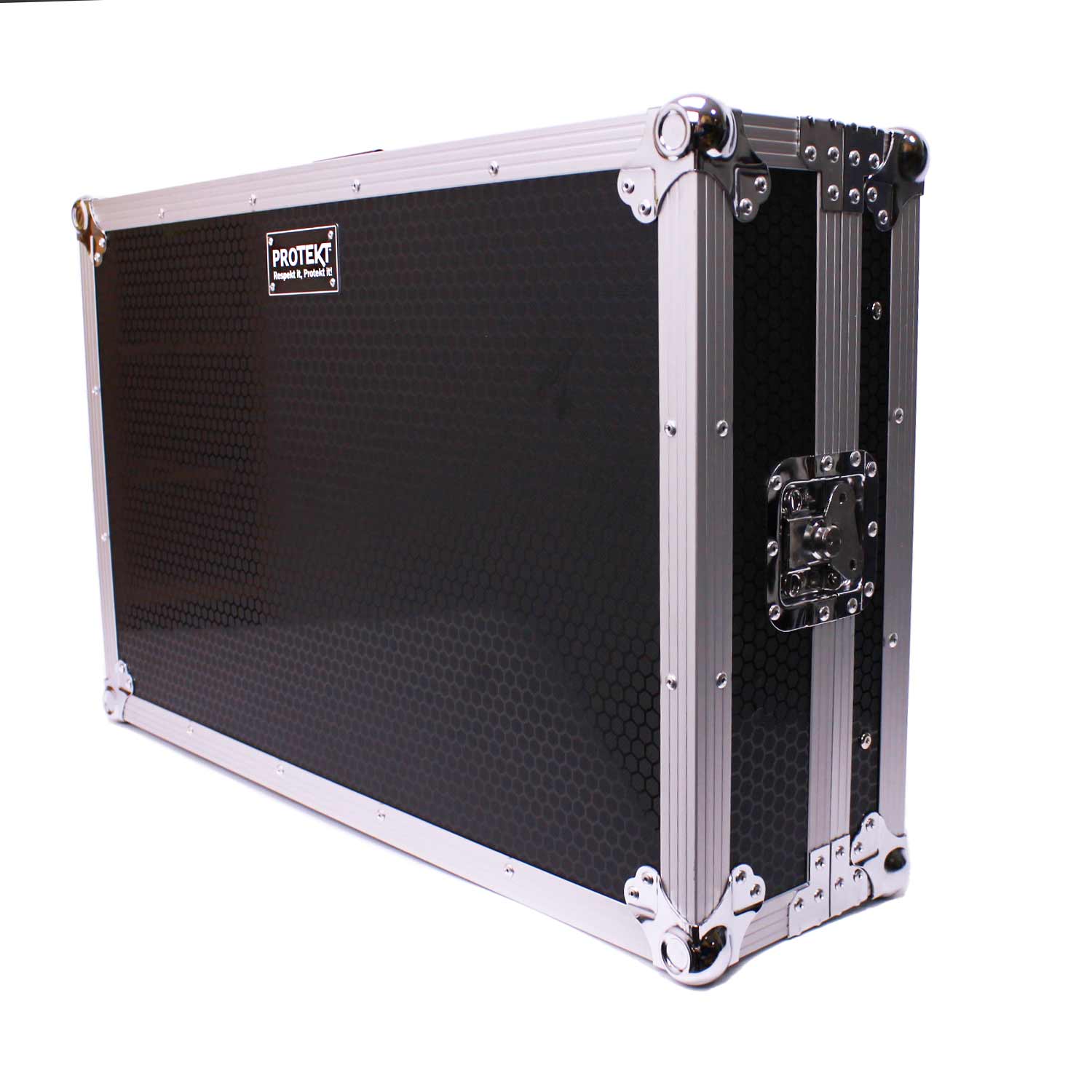 Protekt Plus flight case with sliding laptop shelf for Pioneer DJ DDJ-800