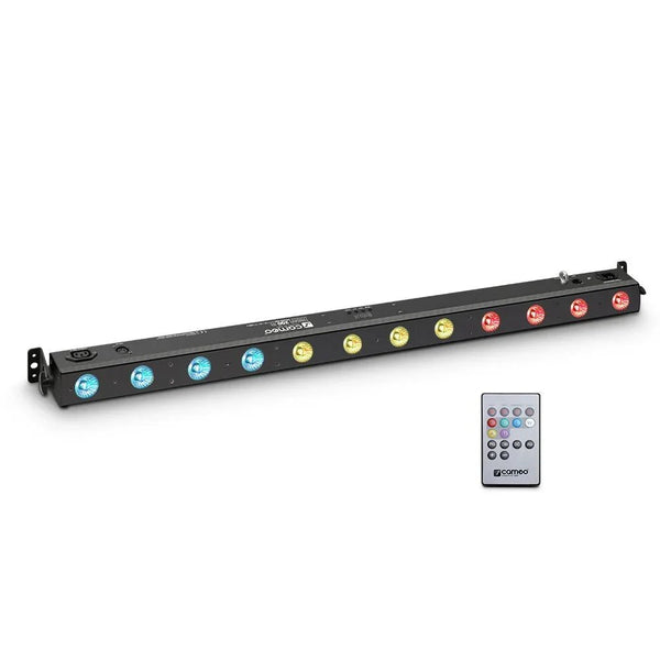 Cameo TRIBAR 200 IR 12 x 3 W TRI LED Bar in Black Housing with IR Remote Control