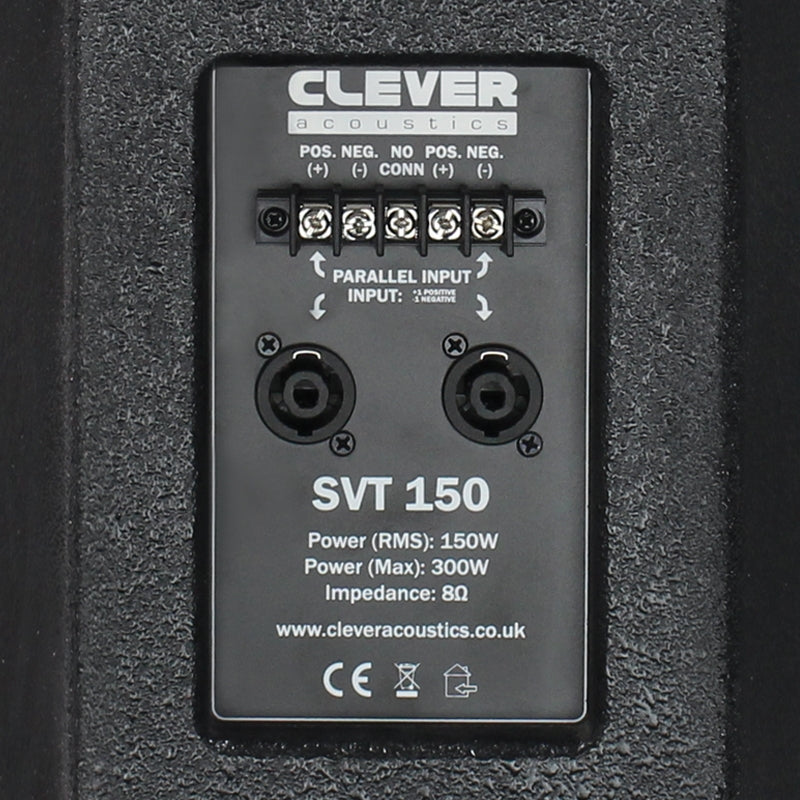 Clever Acoustics SVT 150 Black Background Music Loudspeaker