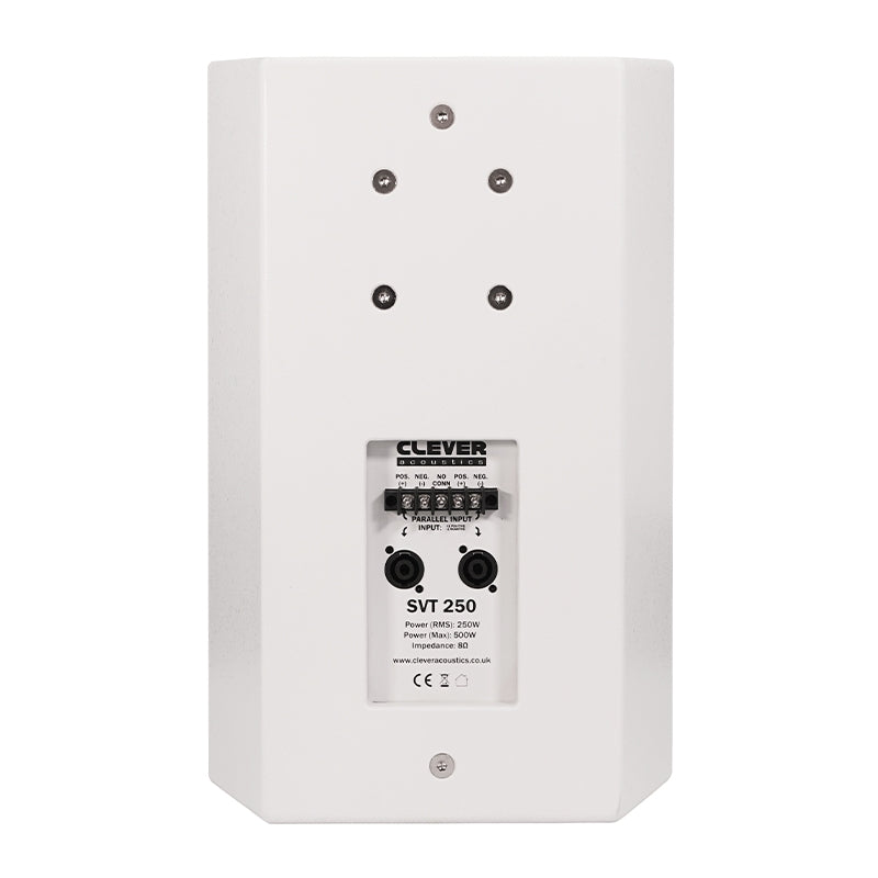 Clever Acoustics SVT 250 White Background Music Loudspeaker