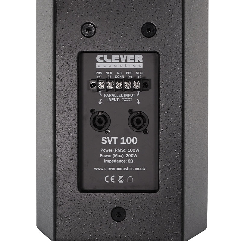 Clever Acoustics SVT 100 Black Background Music Loudspeaker