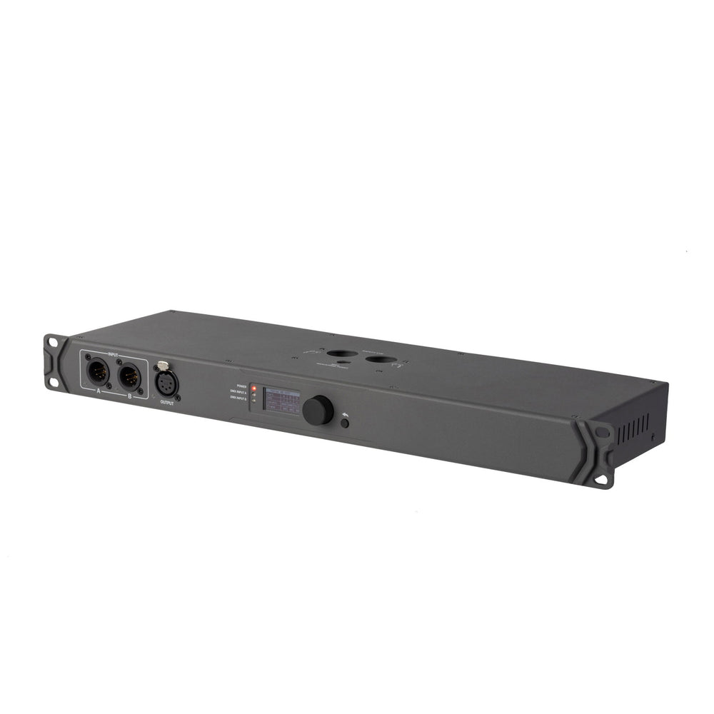 Elumen8 Cygnus MERGE DMX Merger in a 1U rack chassis