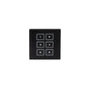 Elumen8 Cygnus WP3 Playback Wall Plate with six backlit buttons