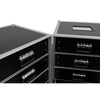 Elumen8 Eight Drawer Production Flight Case with eight drawers and castors