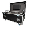 Elumen8 Truss Lectern Flight Case with four castors