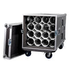 Elumen8 Microphone Stand Flight Case with eight internal storage tubes