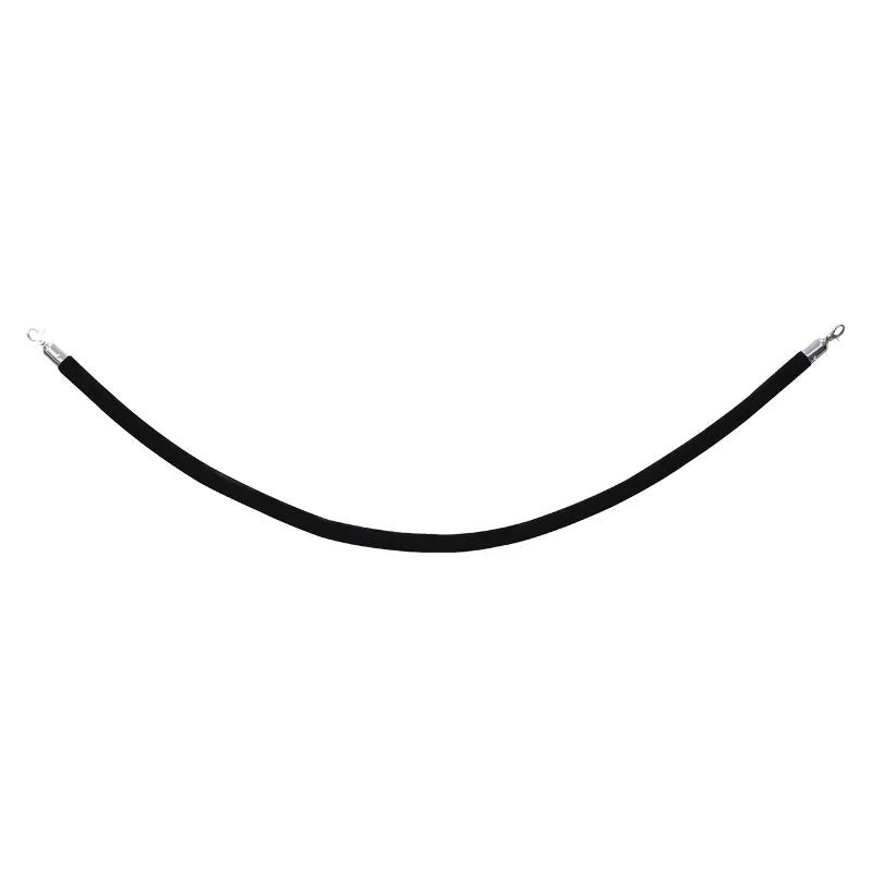 elumen8 Rope Black Velvet Chrome Barrier Series