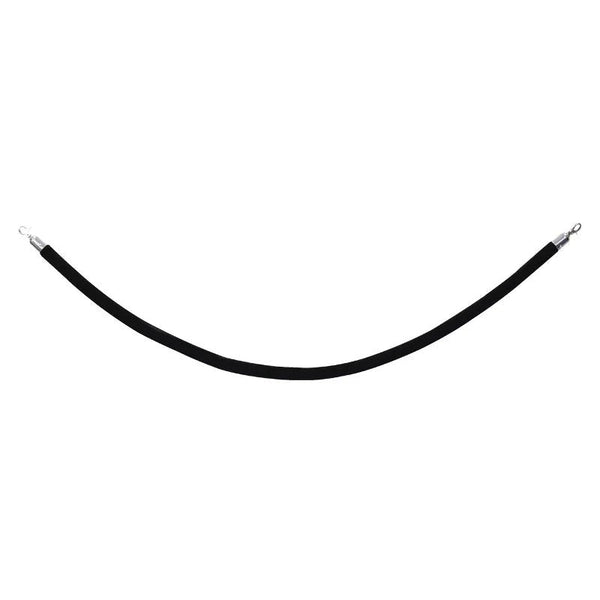 elumen8 Rope Black Velvet Chrome Barrier Series