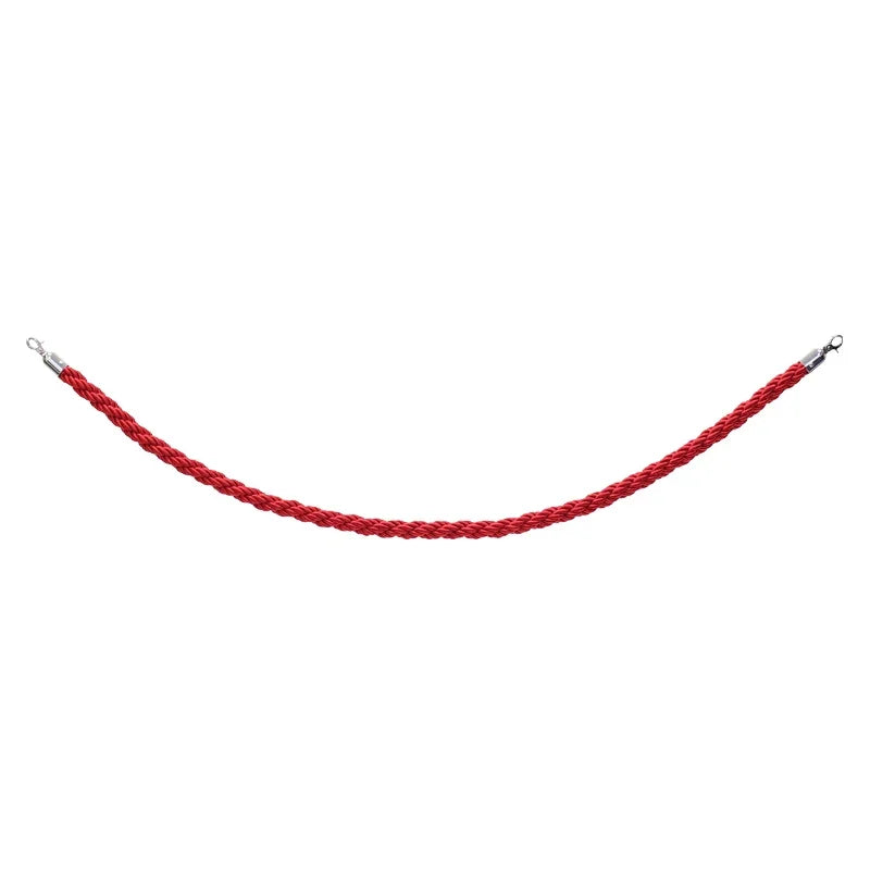 elumen8 Rope Red Twisted Chrome Barrier Series
