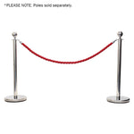 elumen8 Rope Red Twisted Chrome Barrier Series