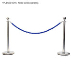 elumen8 Rope Blue Twisted Chrome Barrier Series