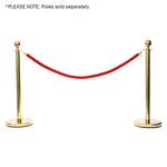 elumen8 Rope Red Velvet Gold Barrier Series