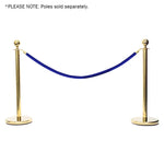 elumen8 Rope Blue Velvet Gold Barrier Series