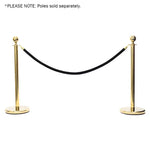 elumen8 Rope Black Velvet Gold Barrier Series