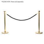 elumen8 Rope Black Twisted Gold Barrier Series