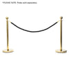 elumen8 Rope Black Twisted Gold Barrier Series