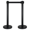 elumen8 Black Pole and Strap Retractable Barriers