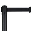 elumen8 Black Pole and Strap Retractable Barriers
