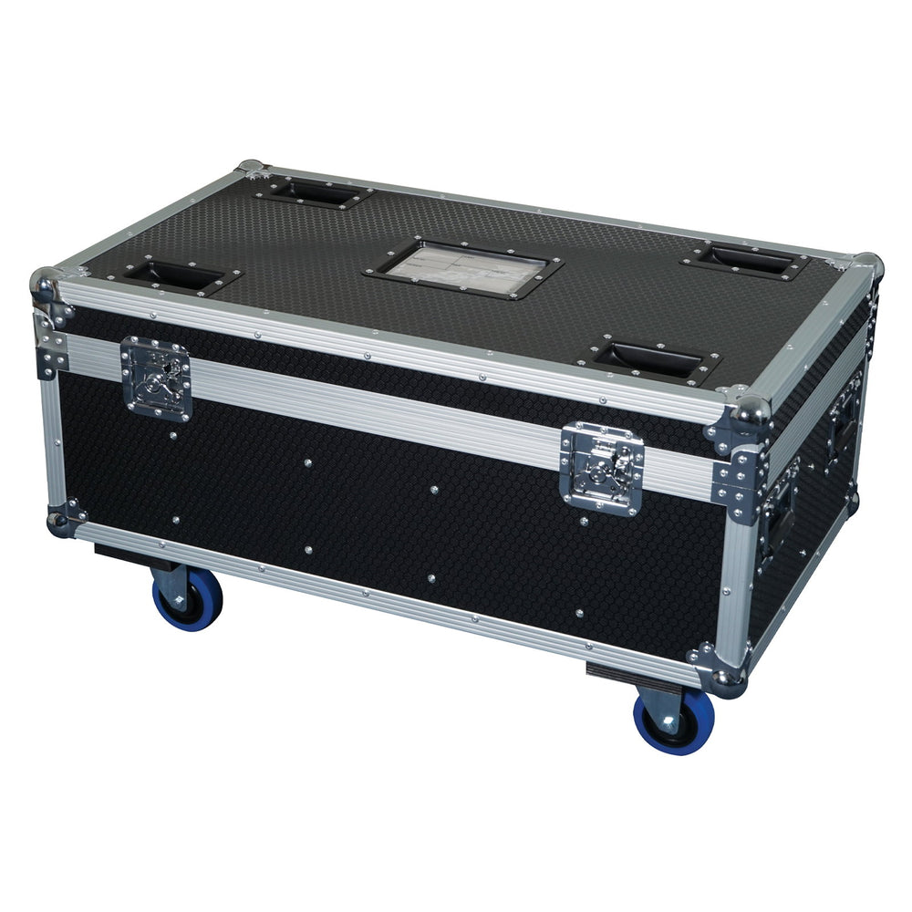 Elumen8 8 Way Spectra Par flight case with four castors