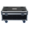 Elumen8 8 Way Spectra Par flight case with four castors