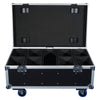 Elumen8 8 Way Spectra Par flight case with four castors