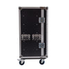 Elumen8 6 Drawer Storage Flight Case with six plastic drawers and four castors
