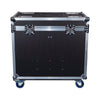 Elumen8 2 Way Titan Beam T3 flight case with two equipment compartments and accessory compartment