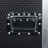 Elumen8 2 Way Titan Beam T3 flight case with two equipment compartments and accessory compartment