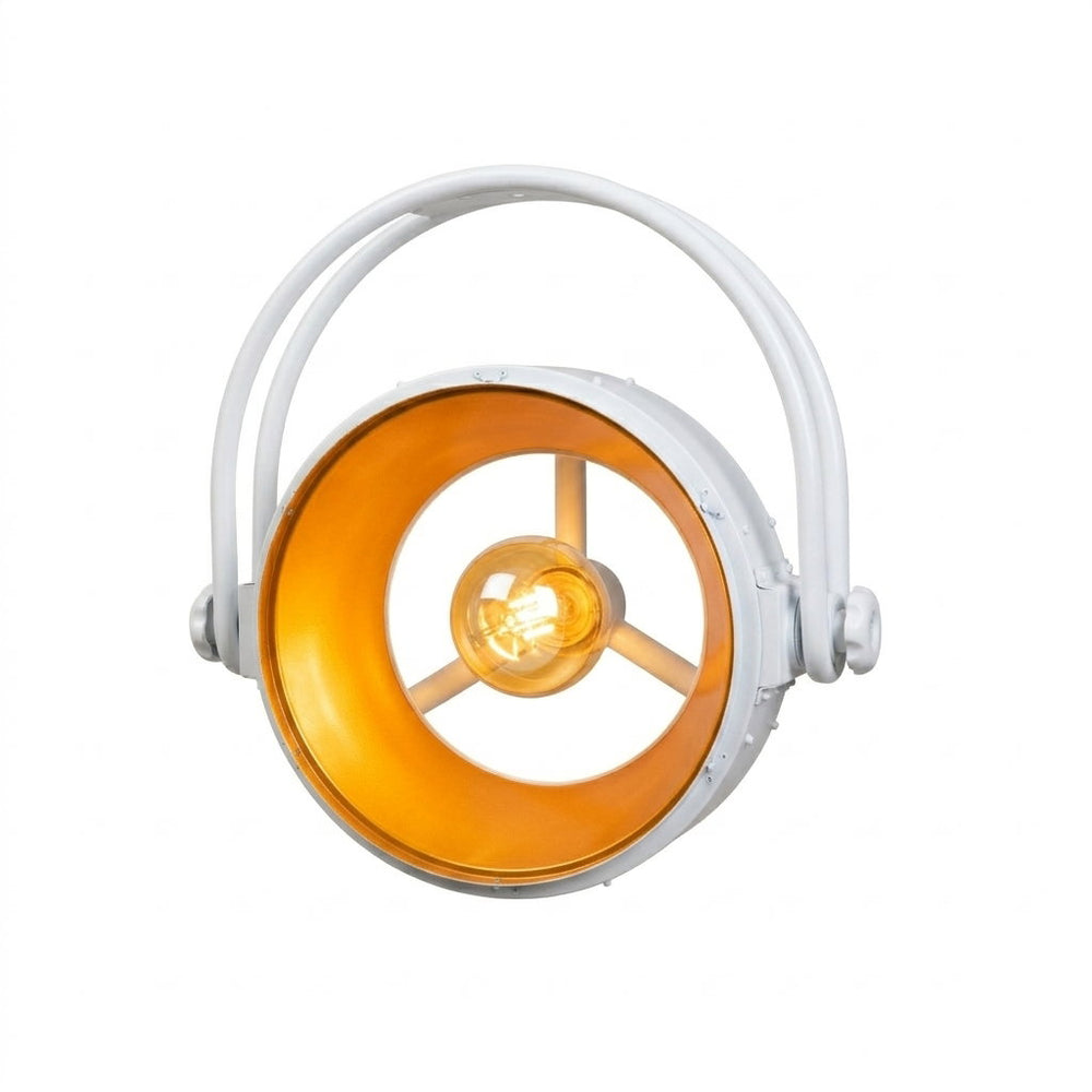 Elumen8 Classique 40 decorative light with white housing and spiral filament lamp