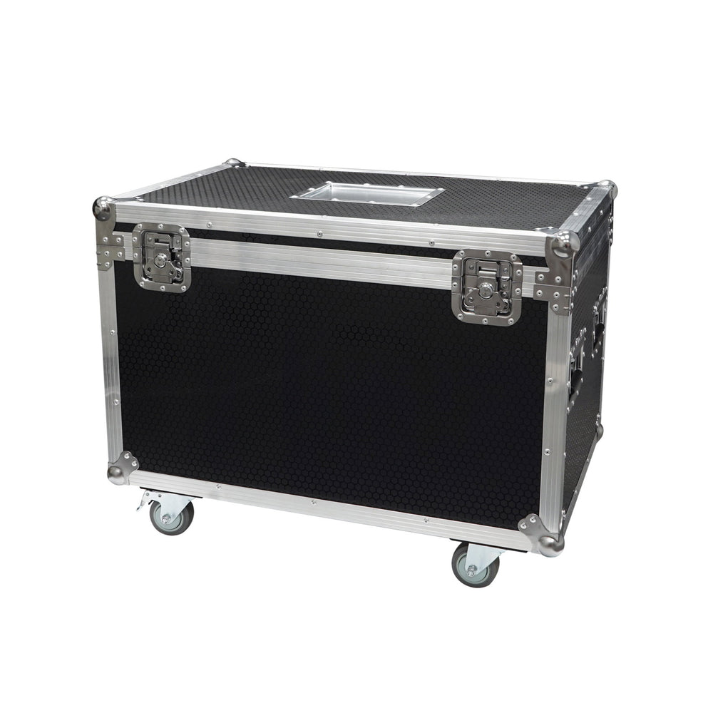 Equinox 4 Way Fusion Reflecta flight case with four fixture compartments