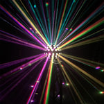 Equinox Asteroid 5 x 40w RGBW LED Mirror Ball Effect Light