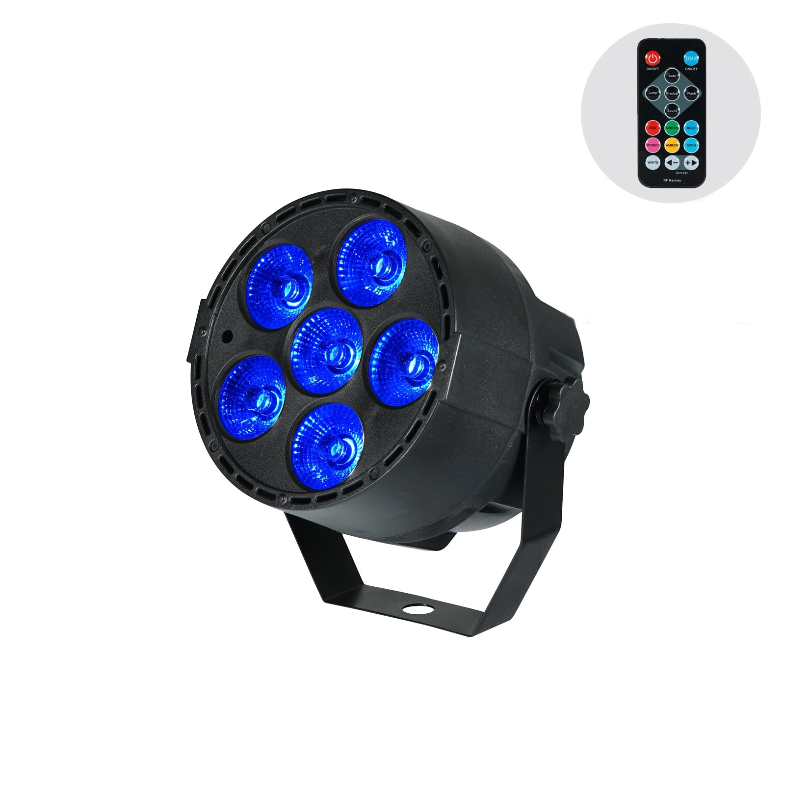 Equiniox MicroPar Quad 6 x 10w RGBW LED Par Can