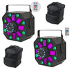 2 x Equinox Hornet 4 - in - 1 LED Effect Light with Remote Control and Carry Bags