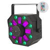 2 x Equinox Hornet 4 - in - 1 LED Effect Light with Remote Control and Carry Bags